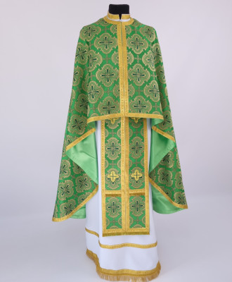 Вбрання для священиків Ф101 зелене