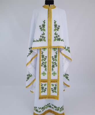 Фелон для священнослужителя з вишивкою хрестиком ФХ1805