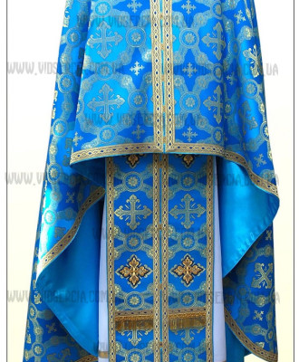 Вбрання для священнослужителів Ф59 синє