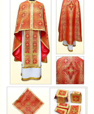 Одяг для священнослужителів Ф75 червоний